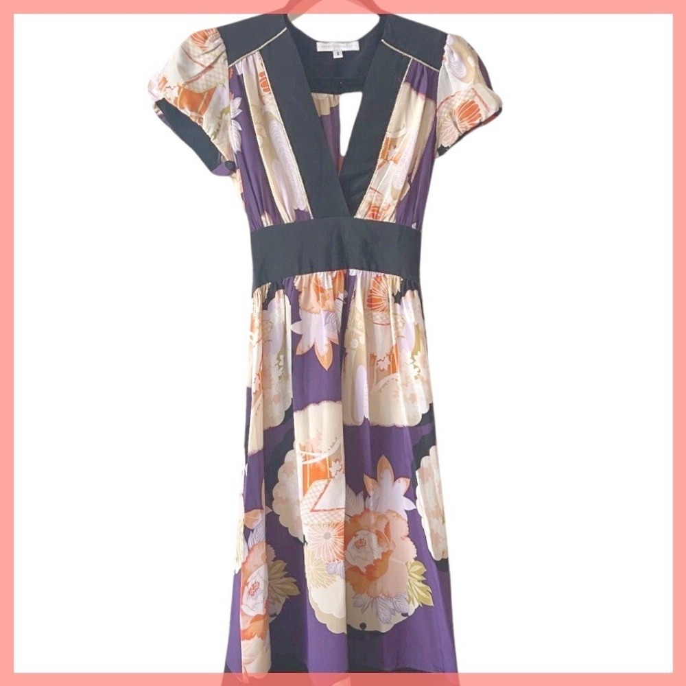 Anthropologie by Corey Lynn Calter Floral Print Dress Multi‎ Colored